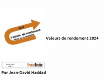 Dossier VALEURS DE RENDEMENT 2024