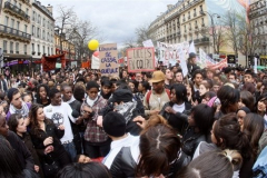 Suppressions de postes dans l'Education : manifestations des lycéens